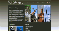 Desktop Screenshot of en.wildeyes.be